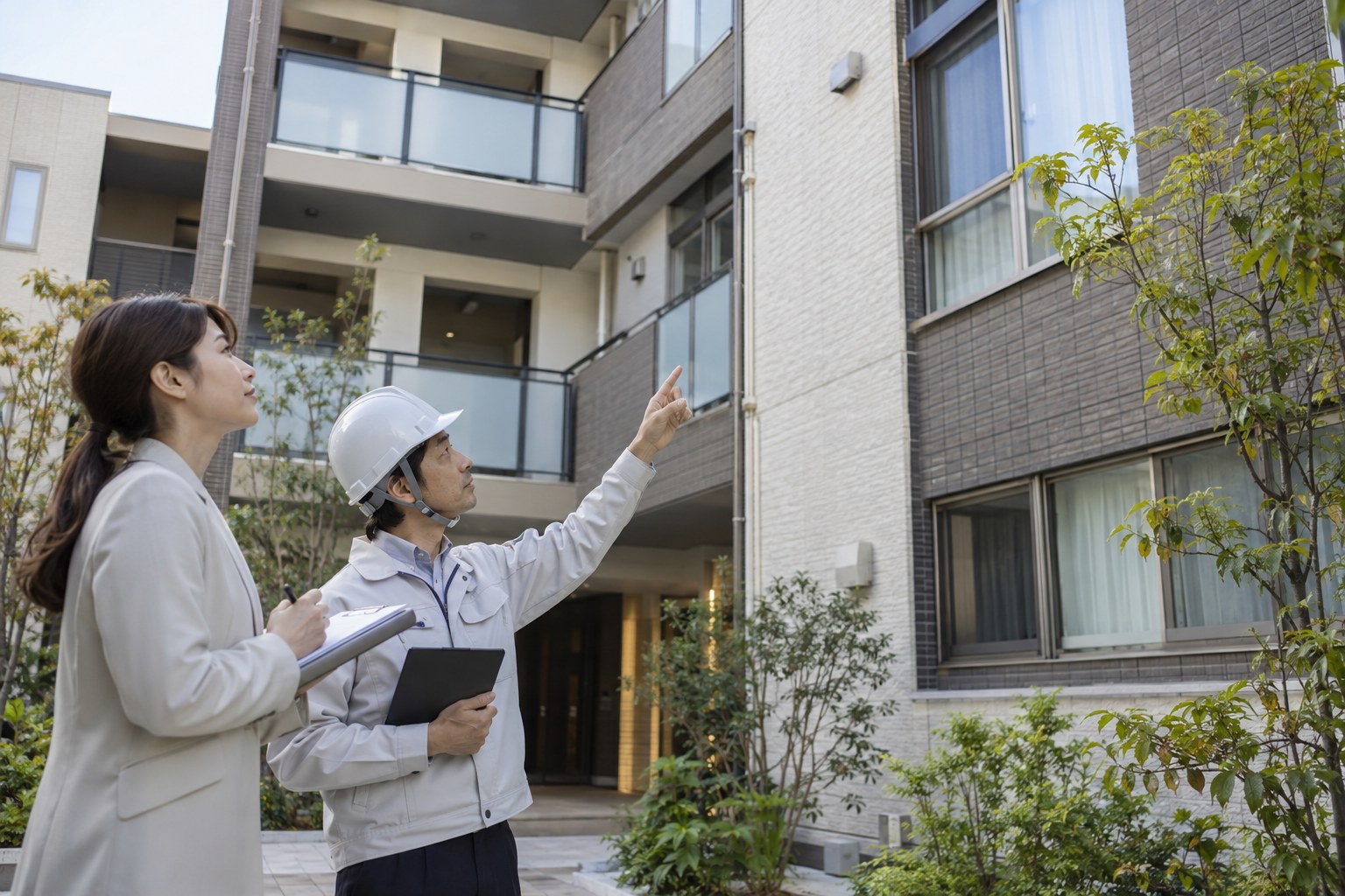 東京都内の賃貸住宅を想定した建物のイメージ
