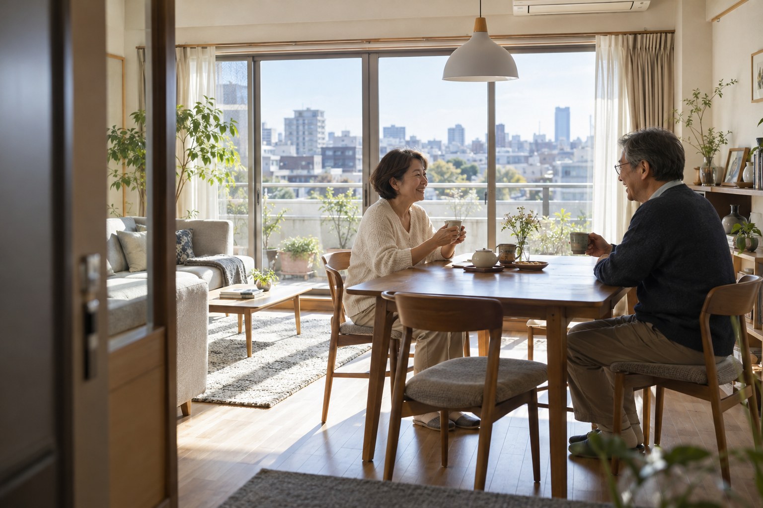 日差しを取り込む住まいのイメージ