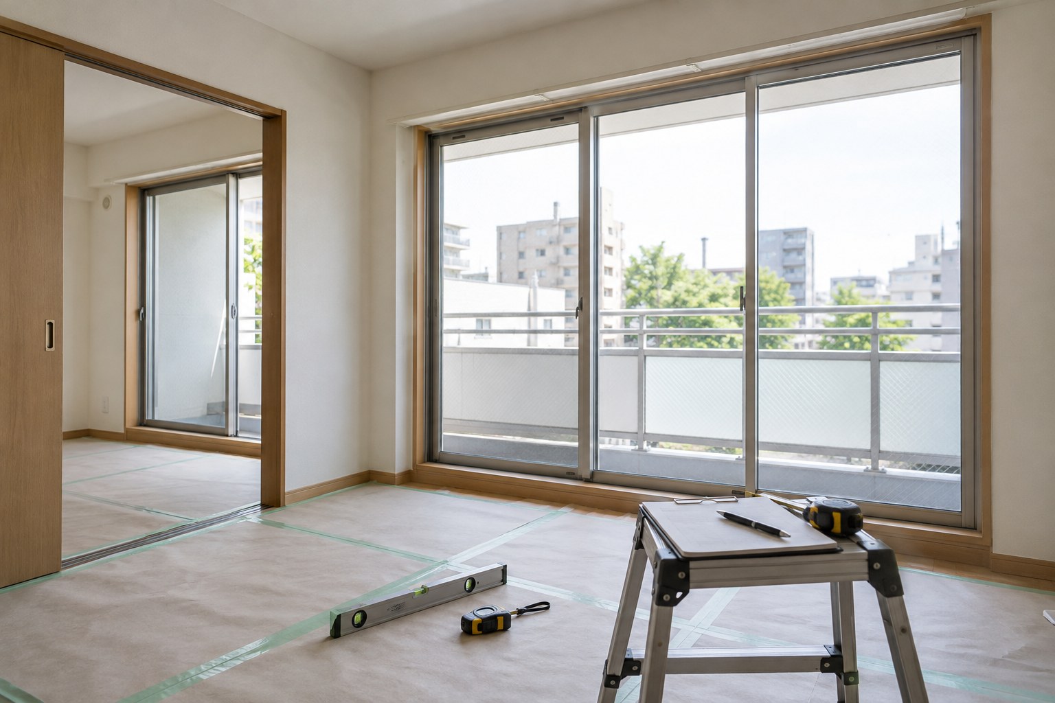 空室から窓改修を検討するイメージ